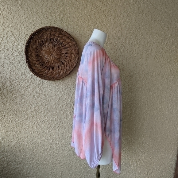 Free people majestic watercolor blouse size small - Picture 8 of 13